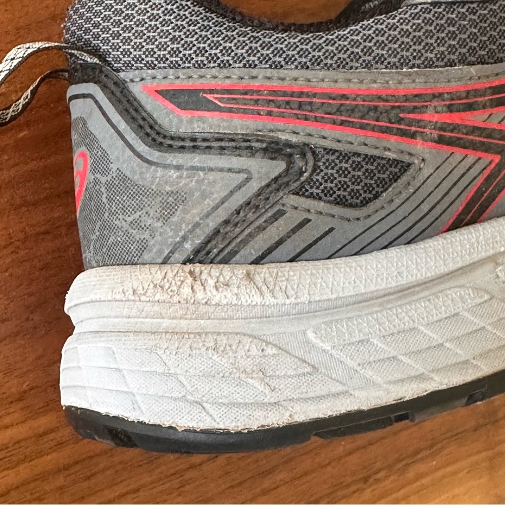 ASICS Men's Gel-Venture 7, Gray With Black And Red Accents. Size Extra W… - Picture 9 of 16